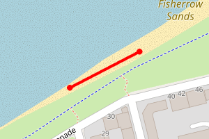 Map showing Fisherrow 4