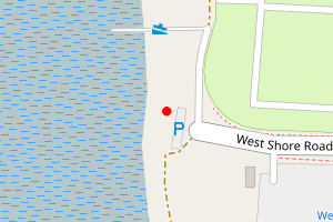 Map showing West Shore