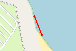 Map showing Saltwick Bay