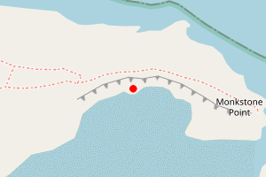 Map showing Monkstone