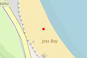 Map showing Joss Bay