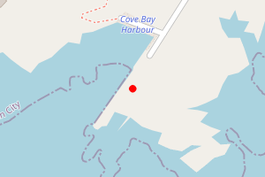 Map showing Cove Bay Harbour