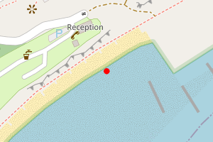 Map showing East Wear Bay