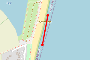 Map showing Beesands