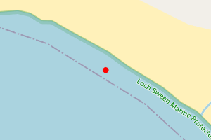 Map showing Kilmory