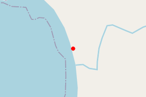 Map showing Ireland Beach, Bigton