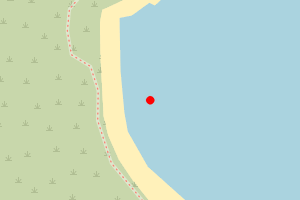 Map showing Linkim Shore