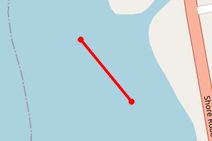 Map showing Meigle Bay