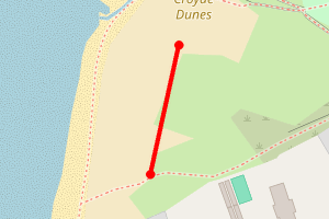 Map showing Croyde Downend