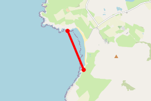 Map showing Machir Bay