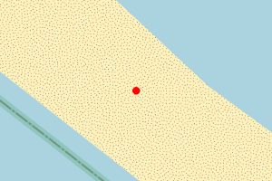 Map showing Chesil Beach (Nr Fleet Nature Reserve Centre)