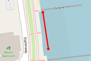 Map showing Aberdeen Ball Room