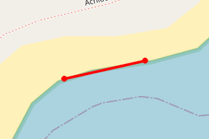 Map showing Achlochan