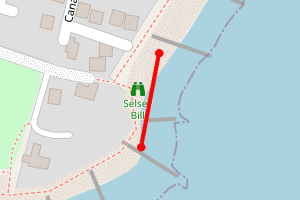 Map showing The Slipway Selsey