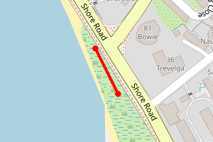 Map showing Poole Harbour Sandbanks