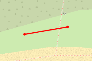 Map showing Camber Sands