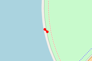 Map showing Cardwell Bay