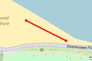 Map showing Cramond Cubs