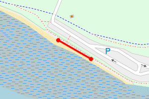 Map showing Baiter Park