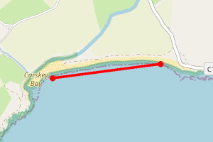 Map showing Carskey
