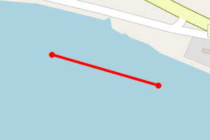Map showing Kilfinichen Bay