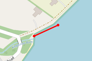 Map showing TAP (SIF) Sandbraes North of Kings Cross Burn