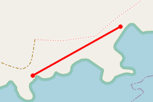 Map showing Macharioch Bay 2