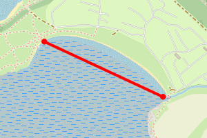 Map showing Shell Bay