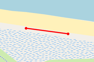 Map showing Cold Harbour