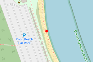 Map showing Studland Bay (Knoll Beach) South