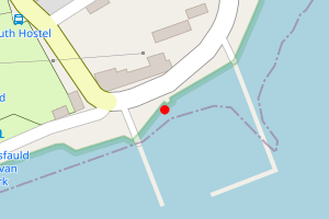 Map showing West Side Pier to Mid Ayre, Unst