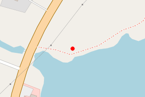 Map showing Loch of Hellister, Weisdale
