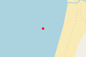 Map showing West Sandwick Beach, Yell