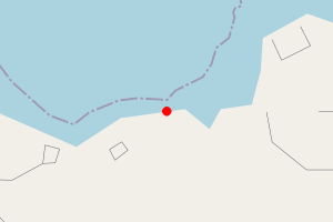 Map showing Gunnister Voe Coastline South, Gunnister