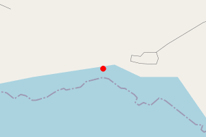 Map showing Gunnister Voe Coastline North, Gunnister