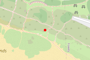 Map showing Par Sands East
