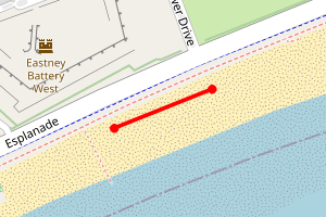 Map showing Eastney South