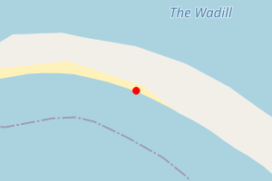 Map showing Urafirth Beach, Urafirth
