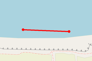 Map showing Porth-y-sgaden, Lleyn Peninsula