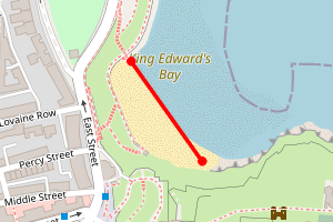 Map showing King Edward's Bay