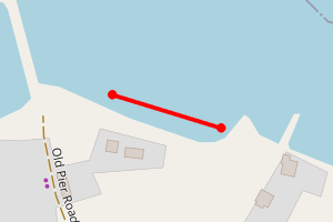 Map showing Broadford Beach - Isle of Skye