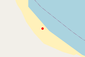Map showing Eswick Beach, South Nesting