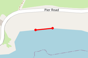 Map showing Curchton Bay (Greenpeace Beluga Expedition)