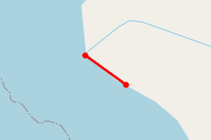 Map showing Camas Mor (Greenpeace Beluga Expedition)