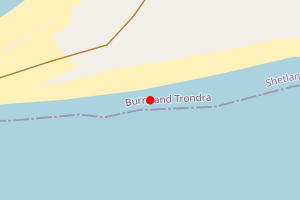 Map showing Minn Beach South Coast Line (stoney beach), Burra