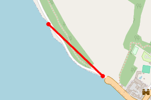 Map showing Portaferry, North