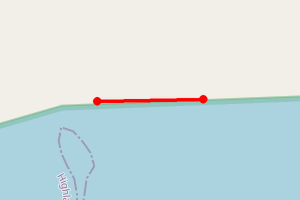 Map showing Kirkton Bay West