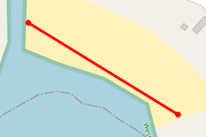 Map showing Reiff beach