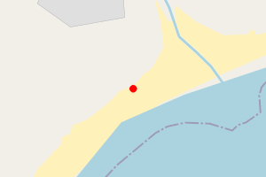 Map showing Channerwick Beach, Channerwick