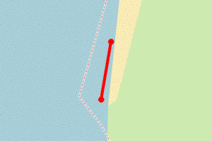 Map showing Aberlady Sandspit (2)